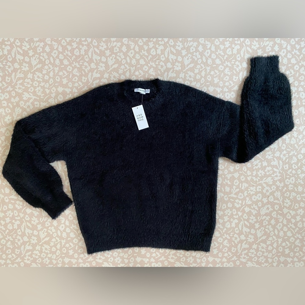 And Now This (Macys) Black sweater